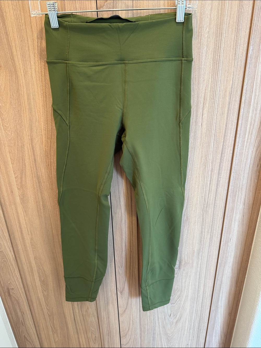 lululemon athletica Olive Green High-Rise 7/8 Leggings
